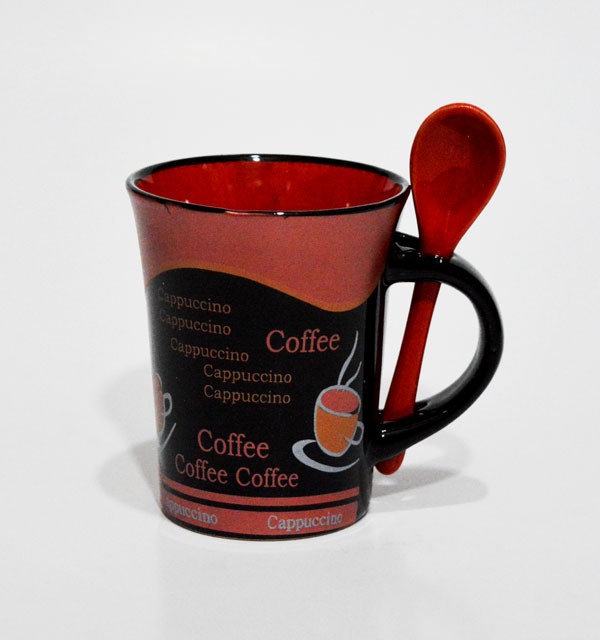 Coffee Mug With Spoon