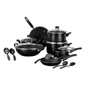 Galaxy Marble Non stick Gift Pack - Glass Lid